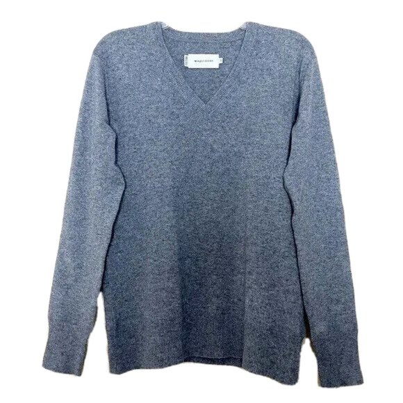 wings + horns Wool Cashmere Pullover Sweater Men's Small Business Casual Neutral - Picture 1 of 9